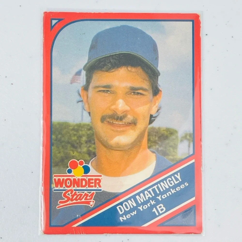 1990 Wonder Bread Stars Don Mattingly 6 Trading Card Collectible